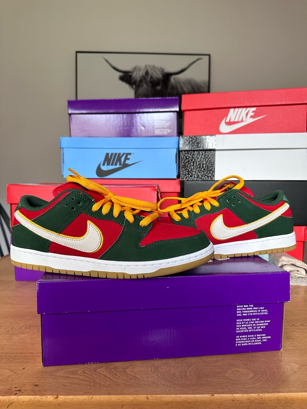 Nike SB Dunk Low Pro PRM- Seattle SuperSonics (Size 11M) (BRAND NEW)